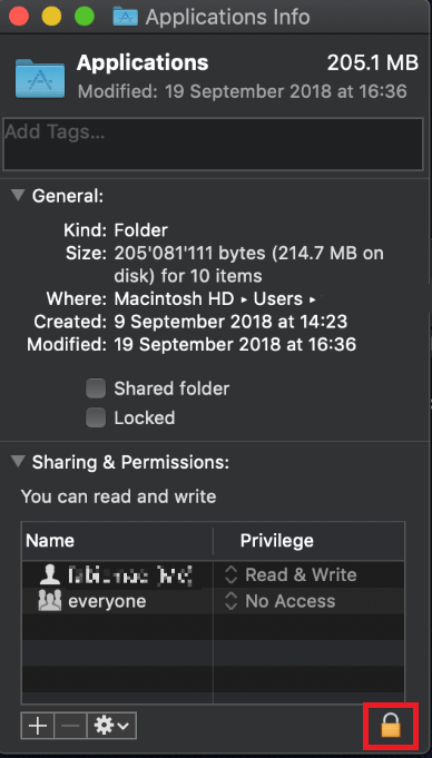 The padlock icon